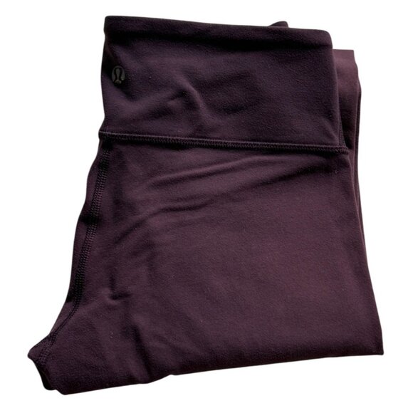 Lululemon Womens Dark Maroon Full-Length Leggings Size 4 - Picture 12 of 13